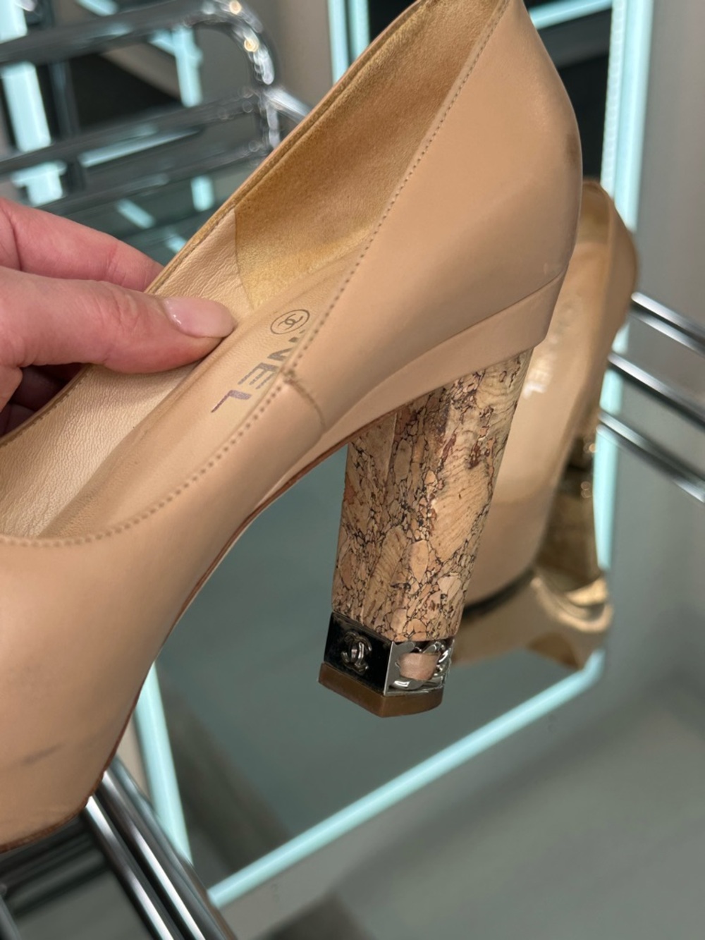 Chanel peep-toe pumps - Picture 6 of 15